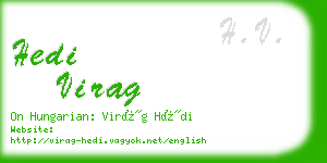 hedi virag business card